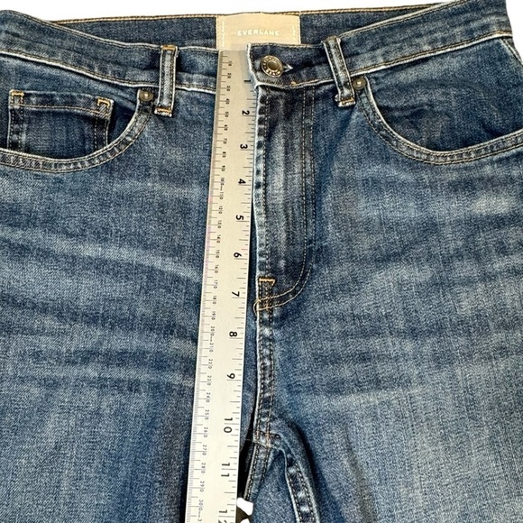 Everlane Denim Jeans Medium Wash Straight Leg Womens Size 27 - Picture 5 of 7